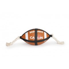 CAMON Dog Toy Gumowa Piłka Rugby ze Sznurkiem 27,5cm