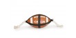 CAMON Dog Toy Gumowa Piłka Rugby ze Sznurkiem 27,5cm