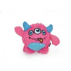 CAMON Dog Toy Potwór M 12cm - fuksja