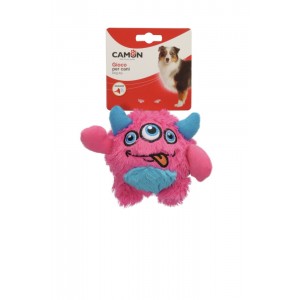 CAMON Dog Toy Potwór M 12cm - fuksja