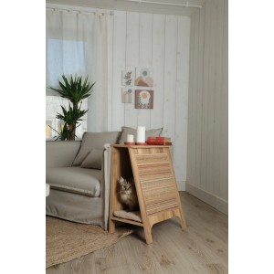 ZOLUX Drapak dla kota mebel 3w1 BOREAL L - beżowy