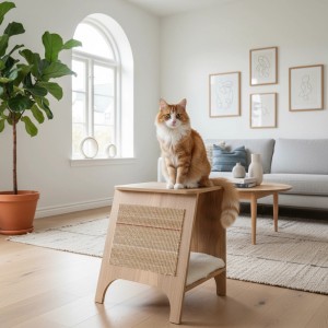 ZOLUX Drapak dla kota mebel 3w1 BOREAL S - beżowy