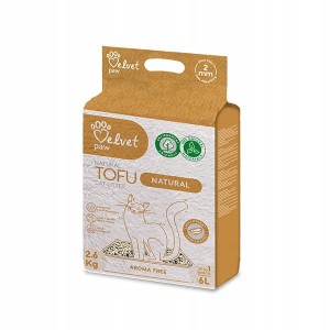 VELVET PAW Tofu żwirek ekologiczny bezzapachowy 6l