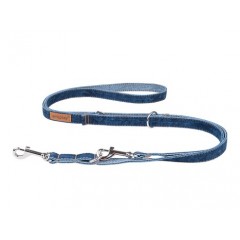 AMIPLAY Smycz 6 in 1 Denim M 100-200cm x 1,5cm - Granatowy