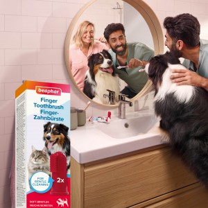 BEAPHAR Finger Toothbrush 2 szt. - szczoteczka do zębów