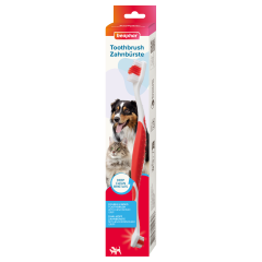 BEAPHAR Toothbrush - szczoteczka do zębów dwugłowicowa