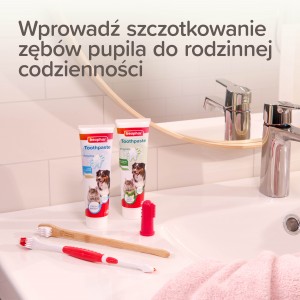 BEAPHAR Toothbrush - szczoteczka do zębów dwugłowicowa