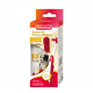 BEAPHAR Puppy Dental Kit - zestaw (pasta + szczoteczki)