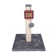 BARRY KING Drapak dla kota na podstawie z piłką - szary 37cm