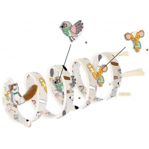 ZOLUX Tunel dla kota spirala wzór koty i myszy Chatouille 79cm