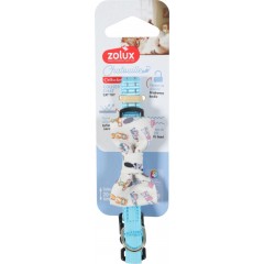 ZOLUX Obroża dla kota z muszką Chatouille - niebieska