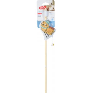 ZOLUX Zabawka dla kota wędka bambus ptak w czapce Chatouille 48,8cm