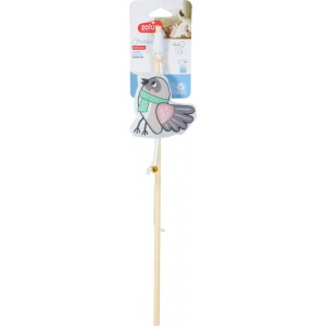 ZOLUX Zabawka dla kota wędka bambus ptak w szaliku Chatouille 48,8cm