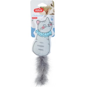 ZOLUX Zabawka dla kota z piórami i kocimiętką kot kołnierz Chatouille 15cm