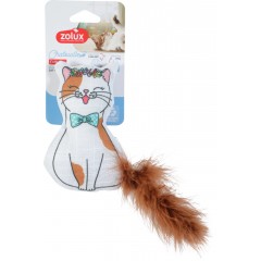ZOLUX Zabawka dla kota z piórkami i kocimiętką kot muszka Chatouille 13cm