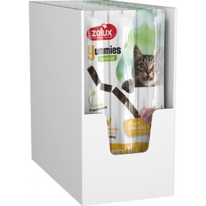 ZOLUX Miękkie przysmaki dla kota pałeczki Yummies indyk wątróbka 3x5g