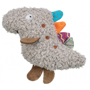 TRIXIE Dinozaur zabawka dla kota z kocimiętką 12cm
