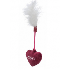 TRIXIE Serce z piórkiem zabawka dla kota 20cm