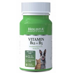 HOLISTA Vitamin B12 plus B3 dla psa i kota 90 Tabl.