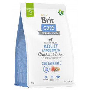BRIT CARE Dog Sustainable Adult Large Breed Chicken & Insect