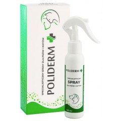 POLIDERM Spray - stany zapalne grzybiczne i bakteryjne 100ml PROMO Krótki termin