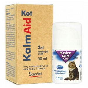 SCANVET KalmAid Kot - Na niepokój i stres 50ml