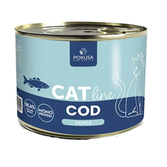 POKUSA CatLine karma mokra dla kotów dorosłych - dorsz