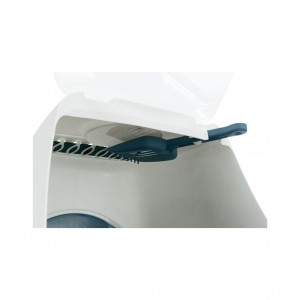 TRIXIE Kuweta kryta Vico Open Top - niebiesko-szara/biała