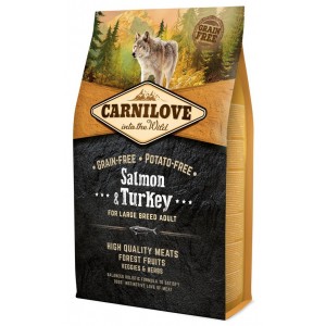 CARNILOVE Grain-Free Adult Large Breed Salmon & Turkey - Łosoś i Indyk 