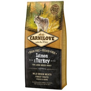 CARNILOVE Grain-Free Adult Large Breed Salmon & Turkey - Łosoś i Indyk 