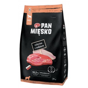 PAN MIĘSKO Wieprzowina z dzikiem - rozmiar chrupek M