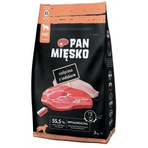 PAN MIĘSKO Wieprzowina z dzikiem - rozmiar chrupek M