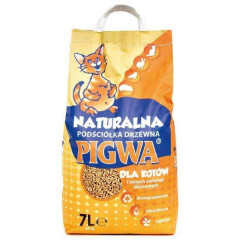 PIGWA Drzewna podściółka dla kotów i gryzoni 7l