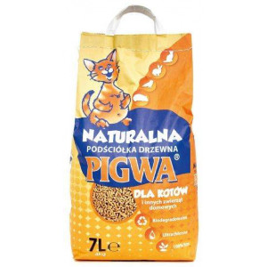 PIGWA Drzewna podściółka dla kotów i gryzoni 7l