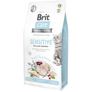BRIT CARE Cat Grain-Free Sensitive Insect and Fresh Herring 