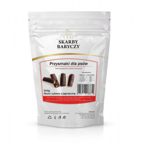 Skarby Baryczy rurki ryżowe z jagnięciną 500g