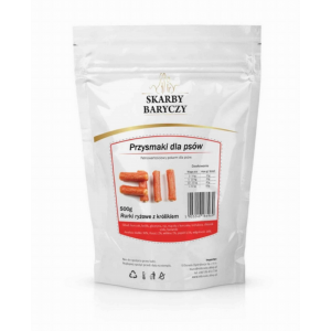 Skarby Baryczy rurki ryżowe z królikiem 500g