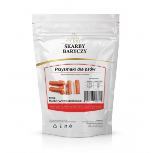 Skarby Baryczy rurki ryżowe z kurczakiem 500g