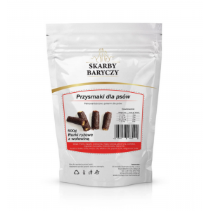 Skarby Baryczy rurki ryżowe z wołowiną 500g