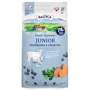 BALTICA SMAKI REGIONÓW Cielęcina z jagnięciną dla dużych psów