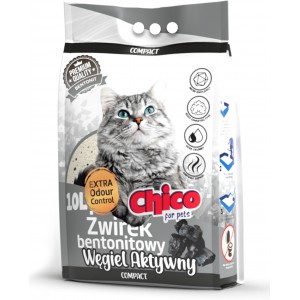 CHICO Żwirek bentonitowy Compact Activated Carbon