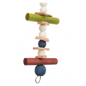 TRIXIE Sznur z koralikami dla papugi falistej i nimfy 28cm