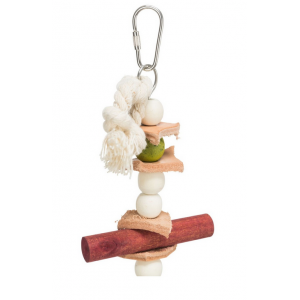 TRIXIE Sznur z koralikami dla papugi falistej i nimfy 28cm