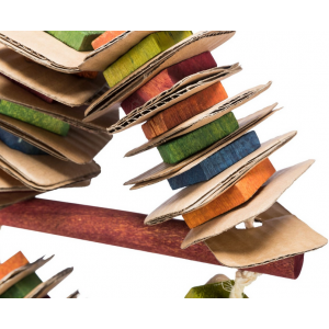 TRIXIE Zabawka drewniana z tekturą 18 × 35cm