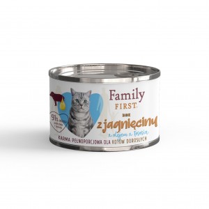 FAMILY FIRST Puszka dla kota Danie z Jagnięciną 200g