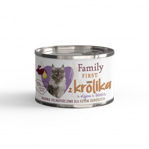 FAMILY FIRST Puszka dla kota Danie z Królikiem 200g