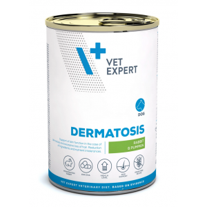 VETEXPERT Veterinary Diet Dermatosis Dog Rabbit and Pumpkin 400g