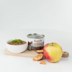 FAMILY FIRST Puszka dla psa Jagnięcina/gęś/jabłko 200g
