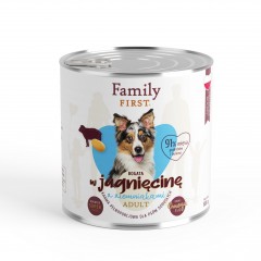 FAMILY FIRST Puszka dla psa Bogata w jagnięcinę z ziemniakami 800g