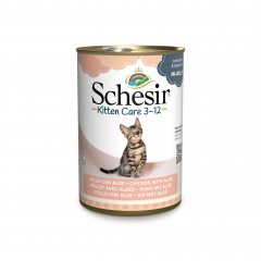 SCHESIR Kitten Care mokra karma dla kociąt kurczak z aloesem 140g